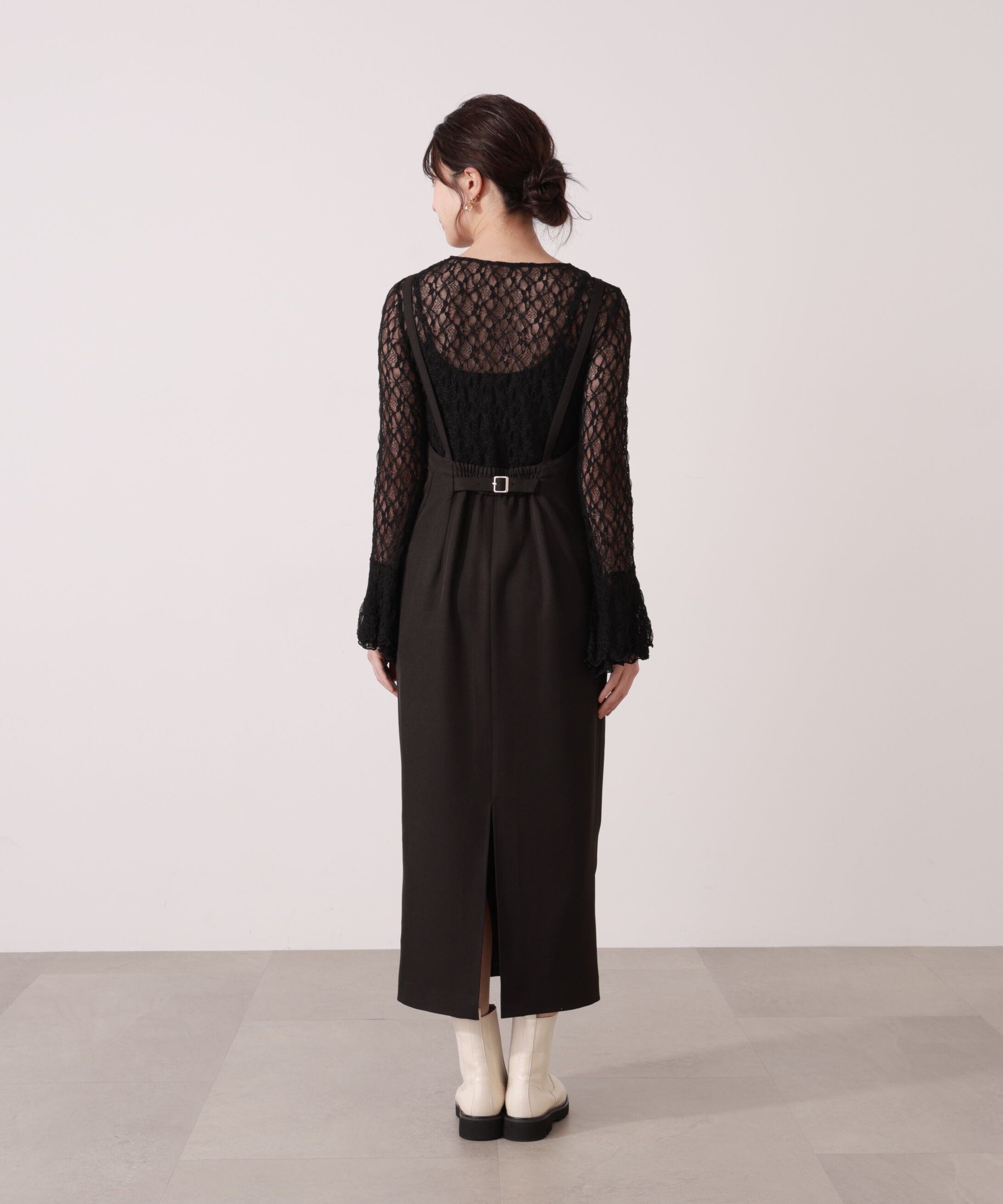 PROPORTION BODY DRESSING「フロントファスナーナロージャンスカ」|ワンピース|