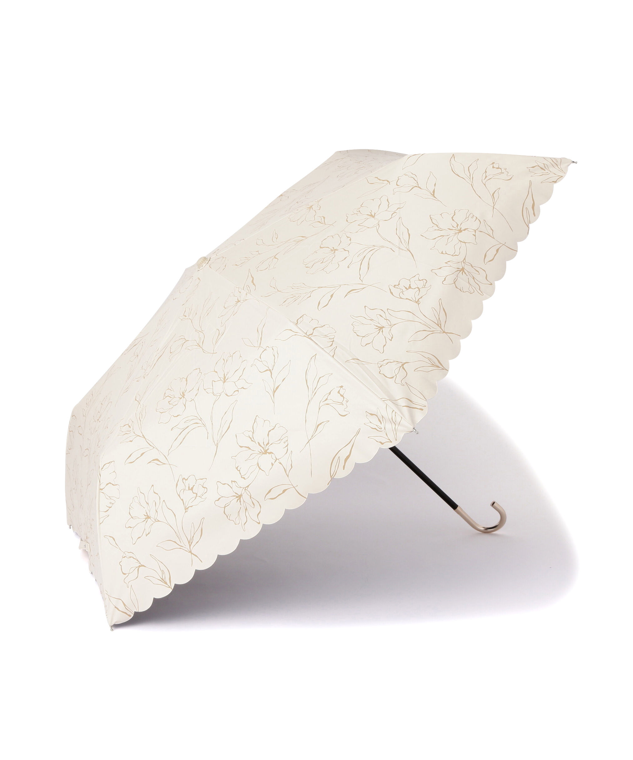 PROPORTION BODY DRESSING「UV折り畳みラインフラワーアンブレラ」|その他|ホワイト