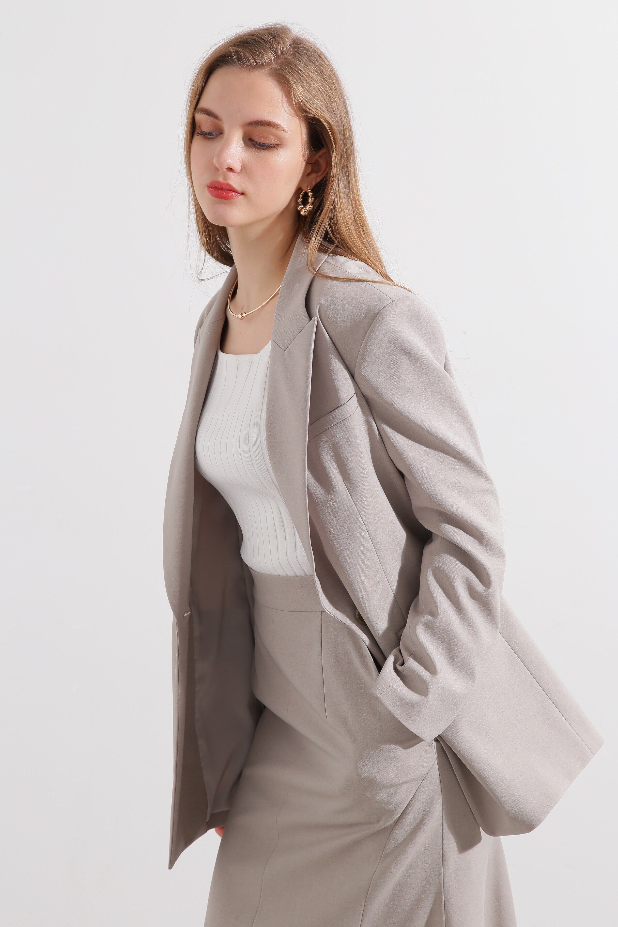  「◆ストライプセットアップジャケット」|その他|