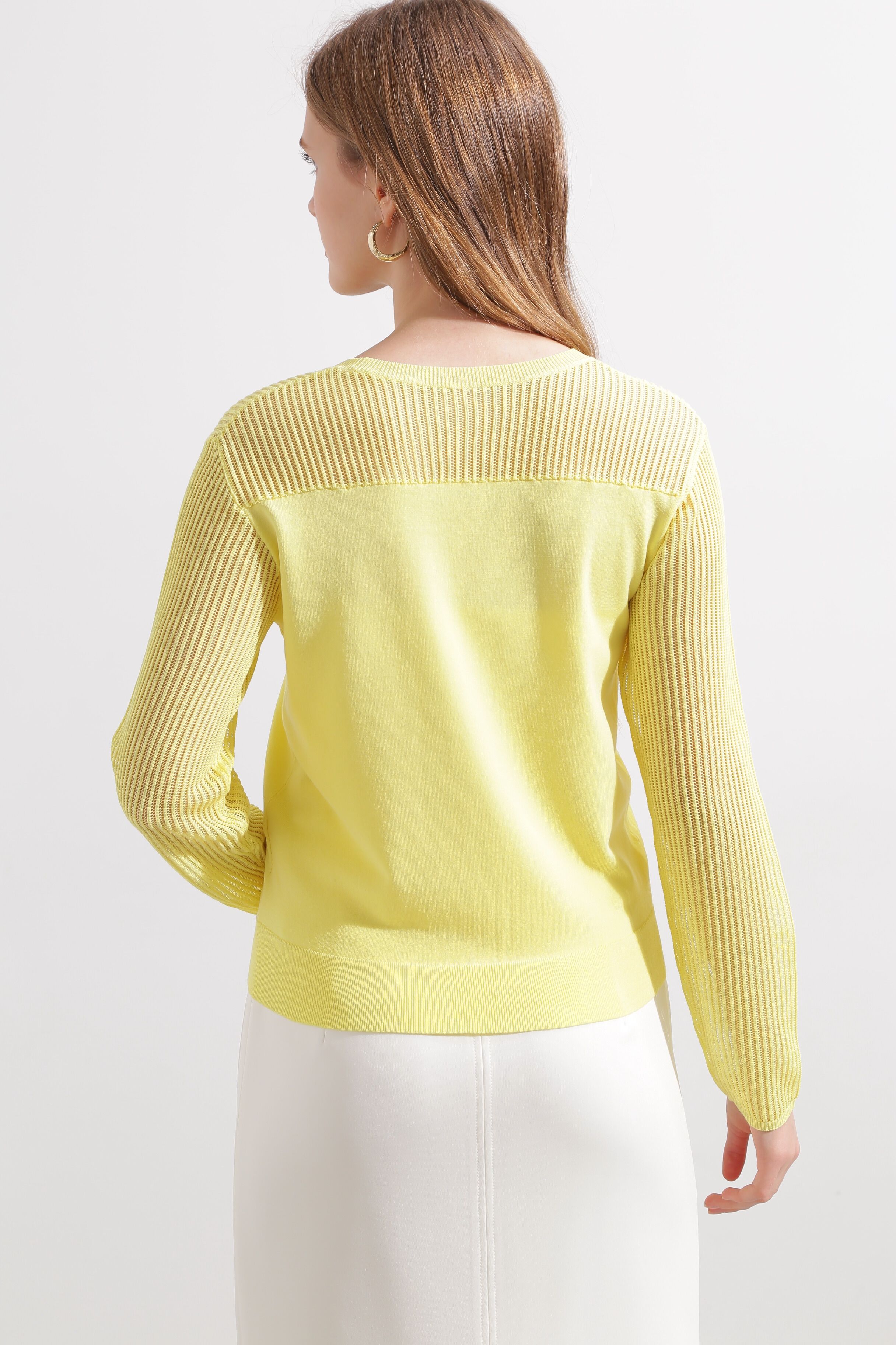  「◆シアーコンビニットプルオーバー」|ニット・セーター|