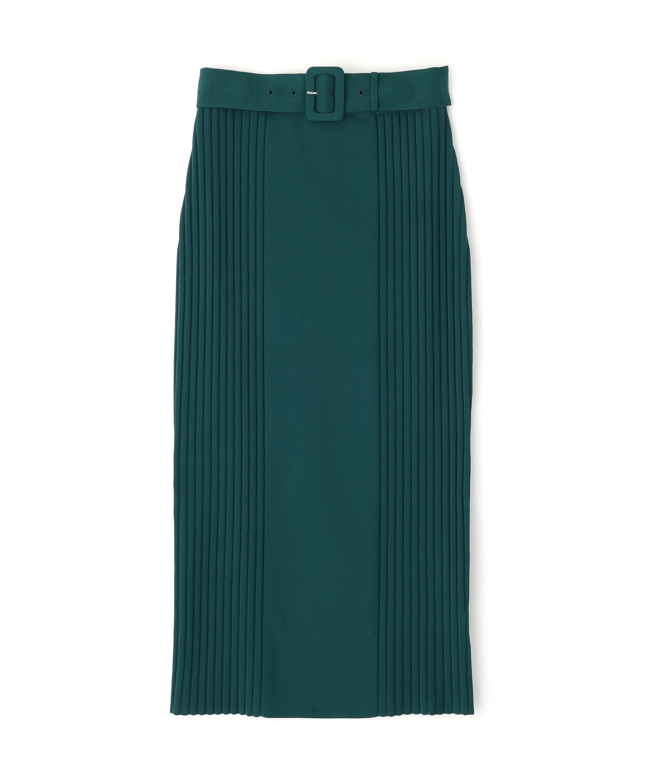  「◆ベルト付き総針ニットタイトスカート」|スカート|