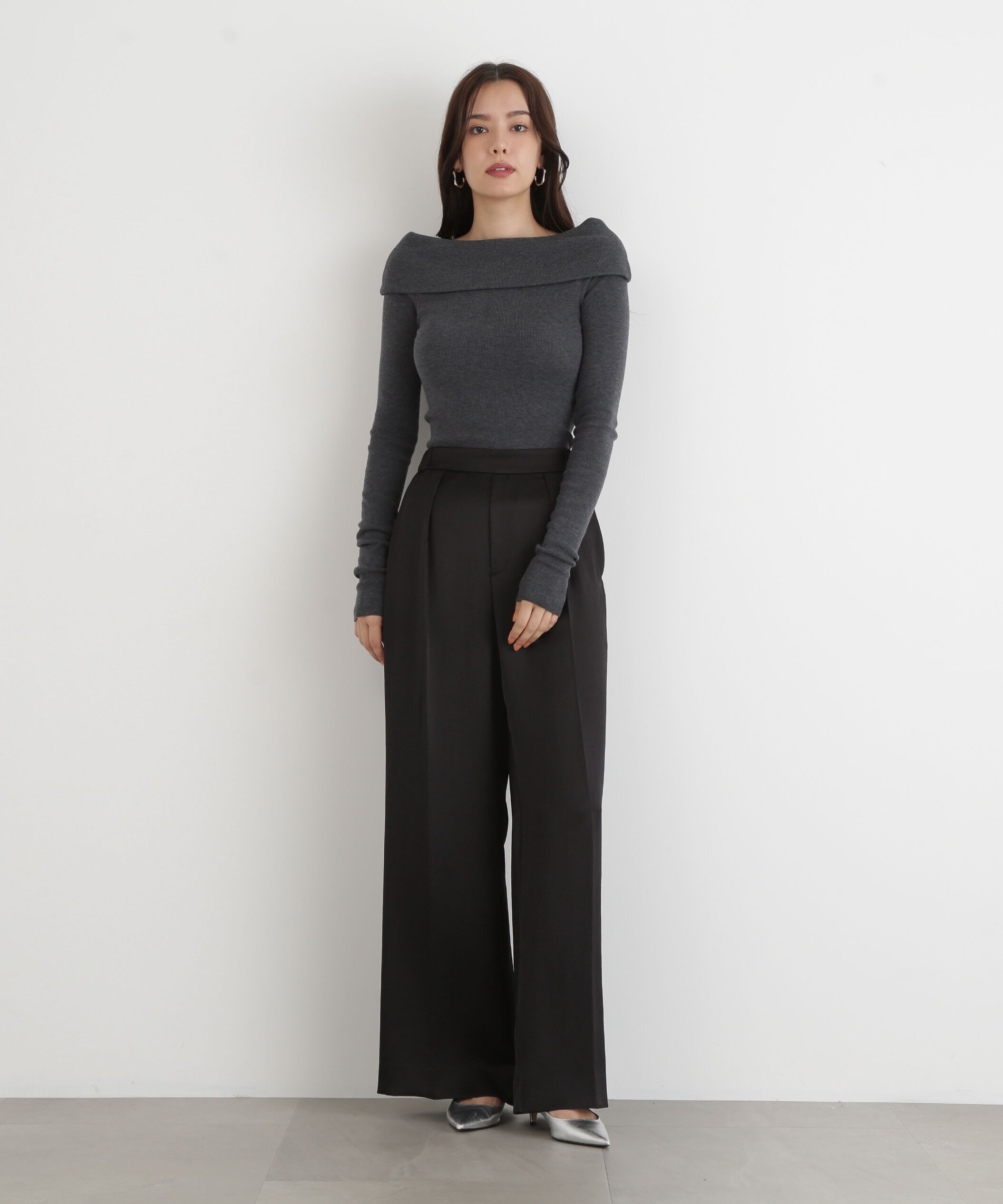  「◆オフショルダー２ＷＡＹニットプルオーバー」|ニット・セーター|