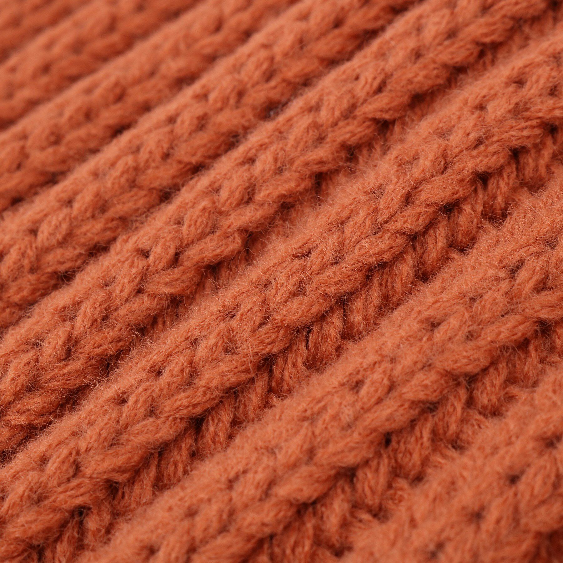 SHOO･LA･RUE「リブニットマフラー」|ストール|