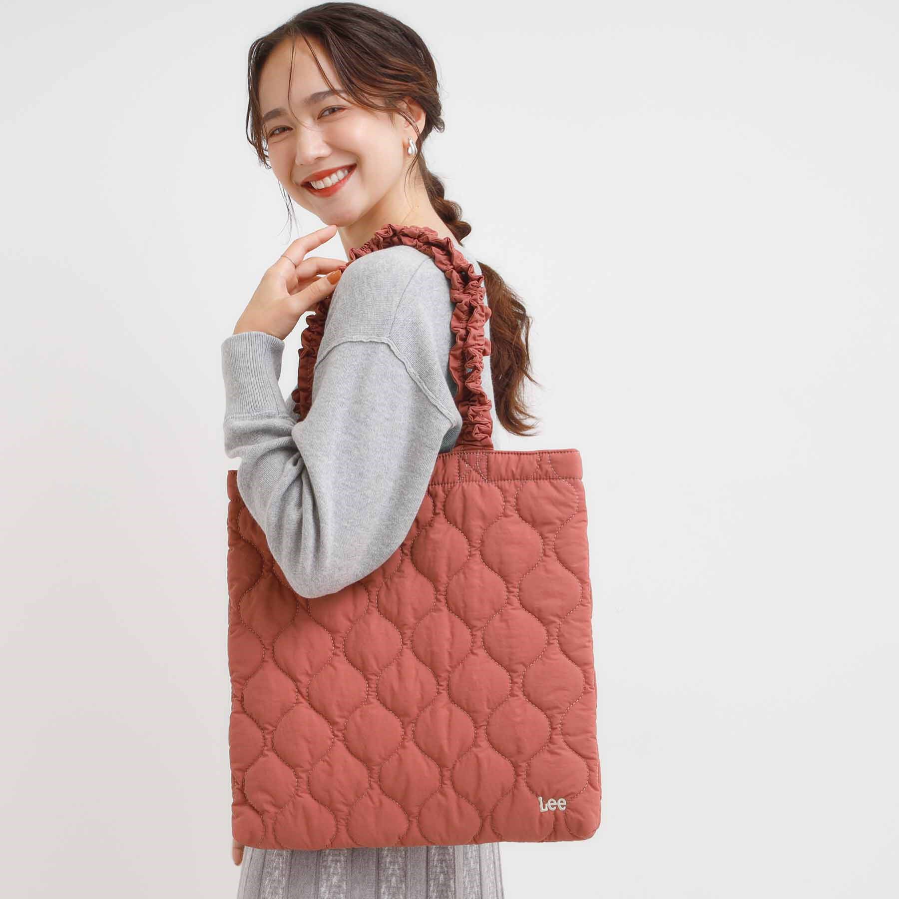 SHOO･LA･RUE「【Lee別注】キルトトートバッグ」|トートバッグ|ピンク(872)