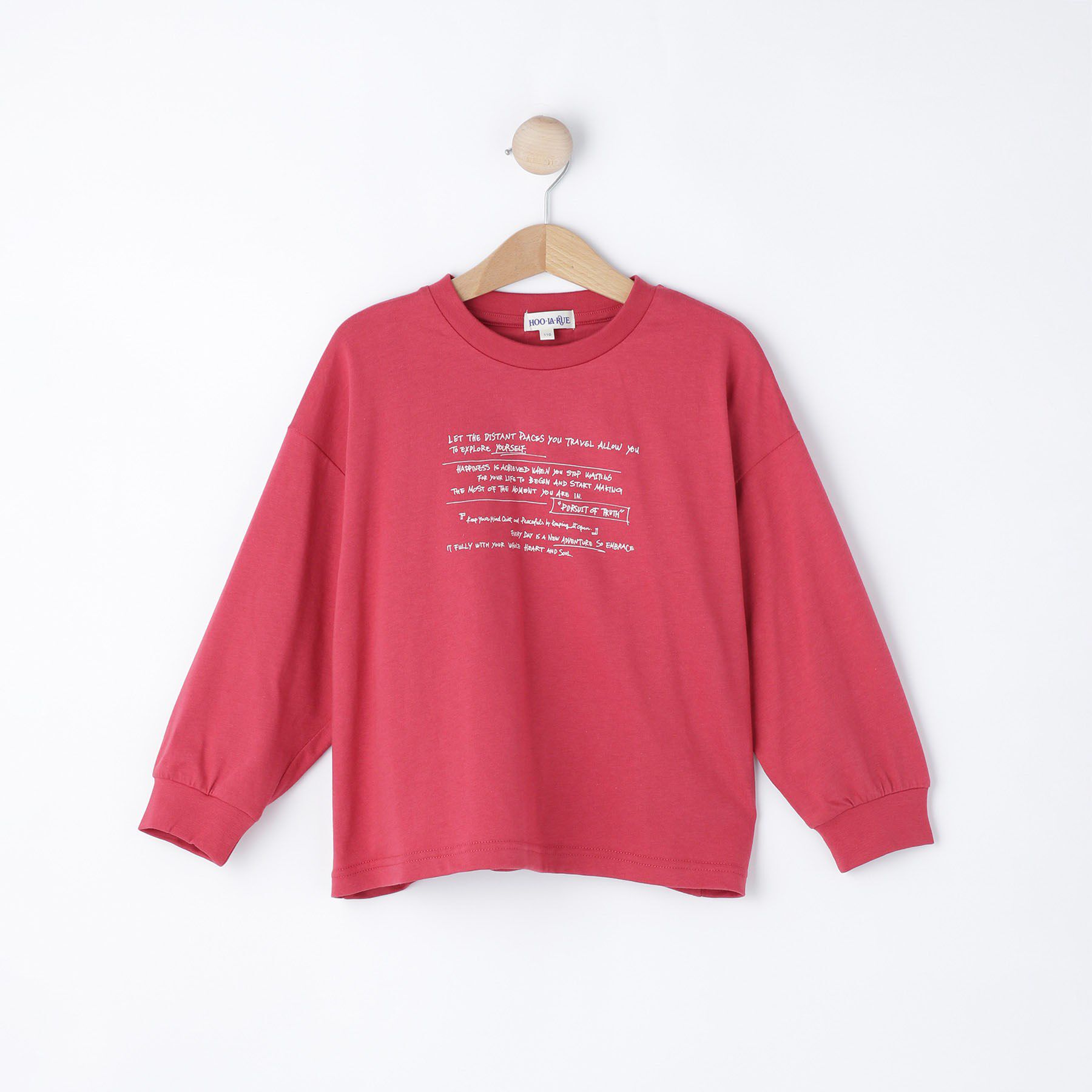 SHOO･LA･RUE「【100-150cm/レディースリンク】プリントアソートロンT」|Tシャツ・カットソー|ピンク(573)