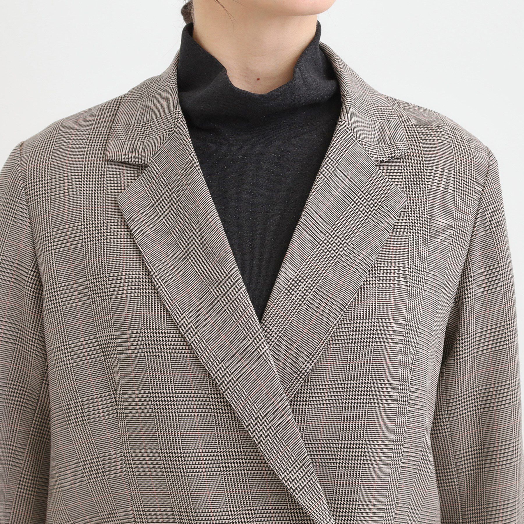 SHOO･LA･RUE「【洗える/S-LL/セットアップ可】カジュアルからきれいめまで ダブルジャケット」|テーラードジャケット|