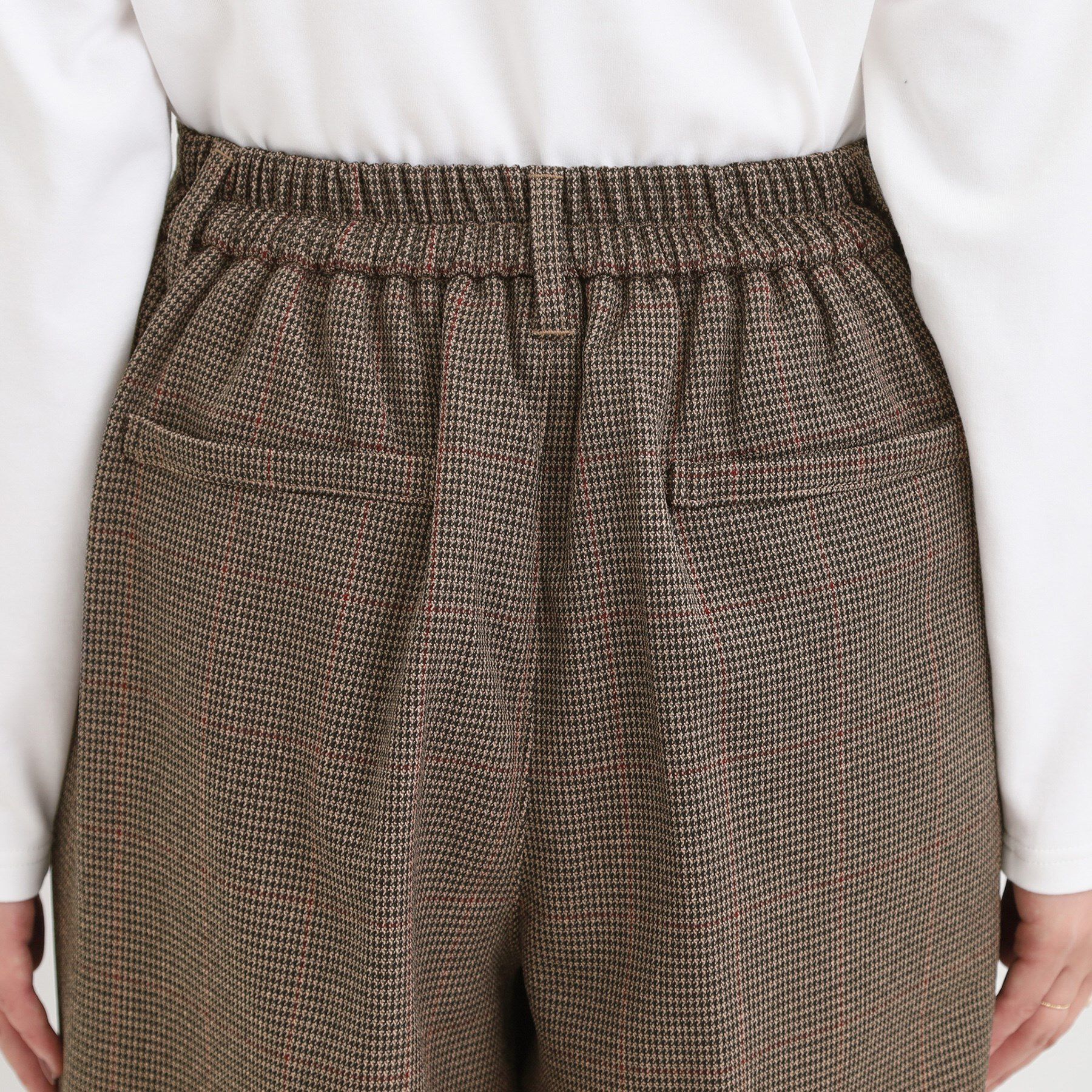 SHOO･LA･RUE「【着丈選べる】ウールフィールあったか裏起毛ワイドパンツ」|その他|