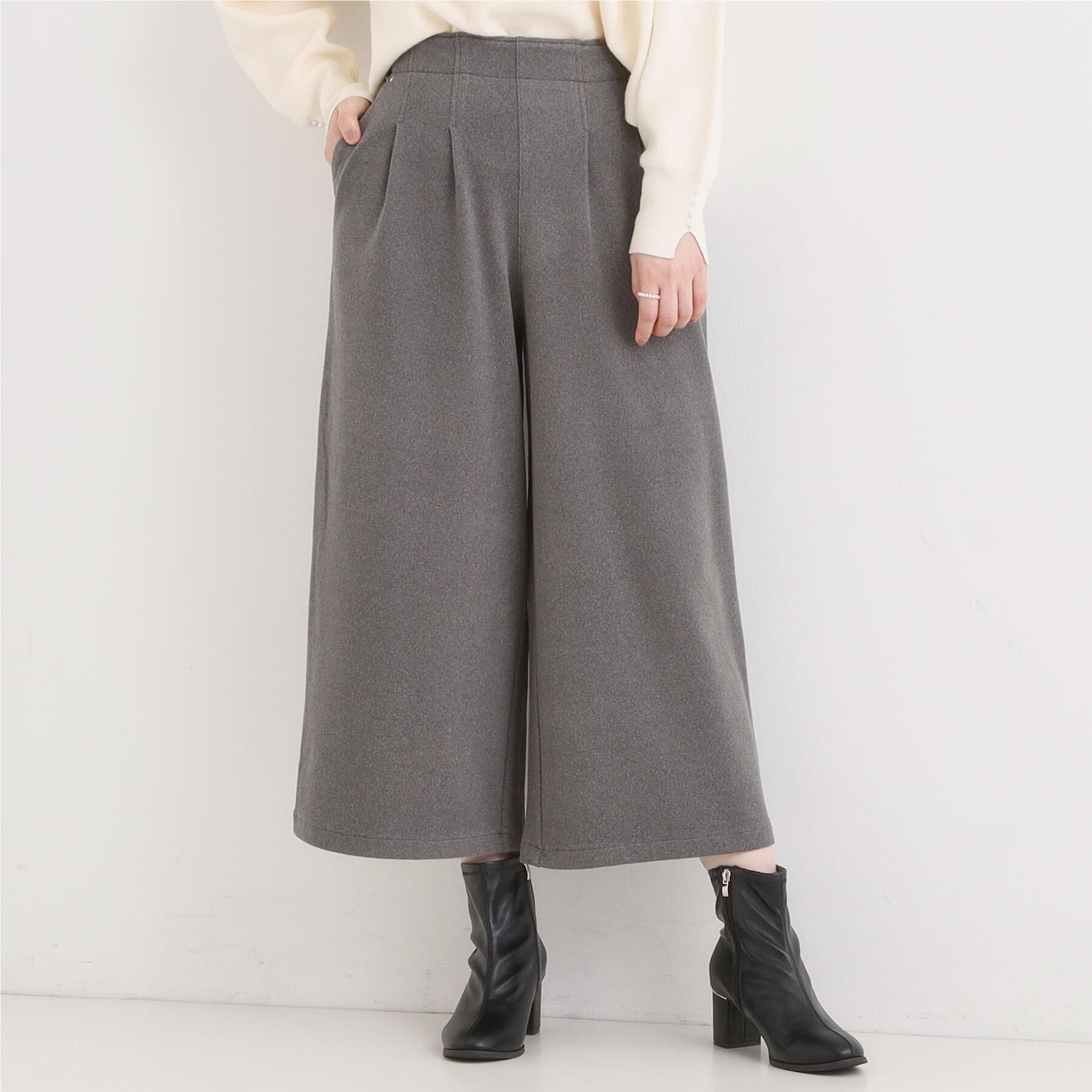 SHOO･LA･RUE「【着丈選べる/きっと虜になる】あったかもちもち ワイドパンツ」|その他|