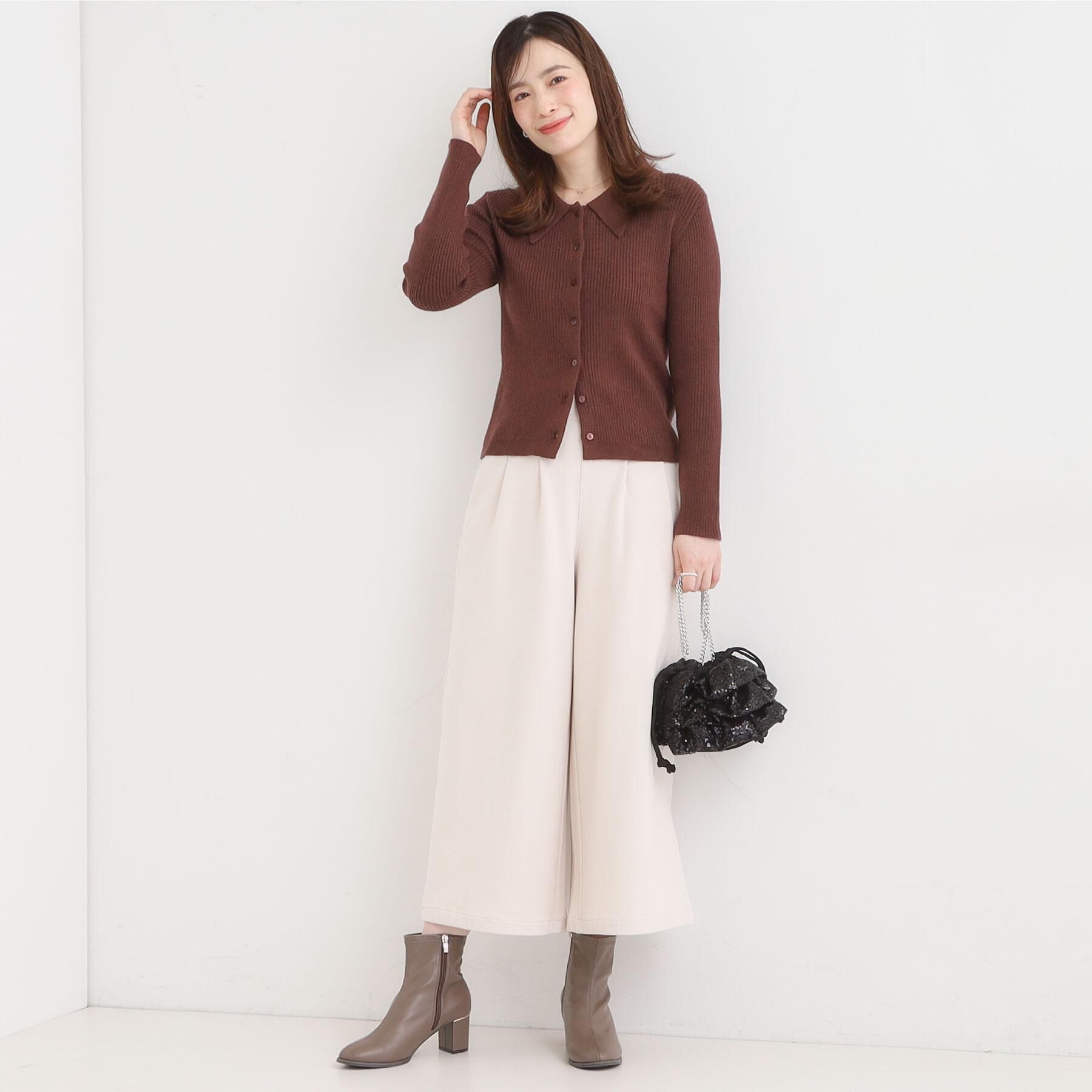 SHOO･LA･RUE「【着丈選べる/きっと虜になる】あったかもちもち ワイドパンツ」|その他|