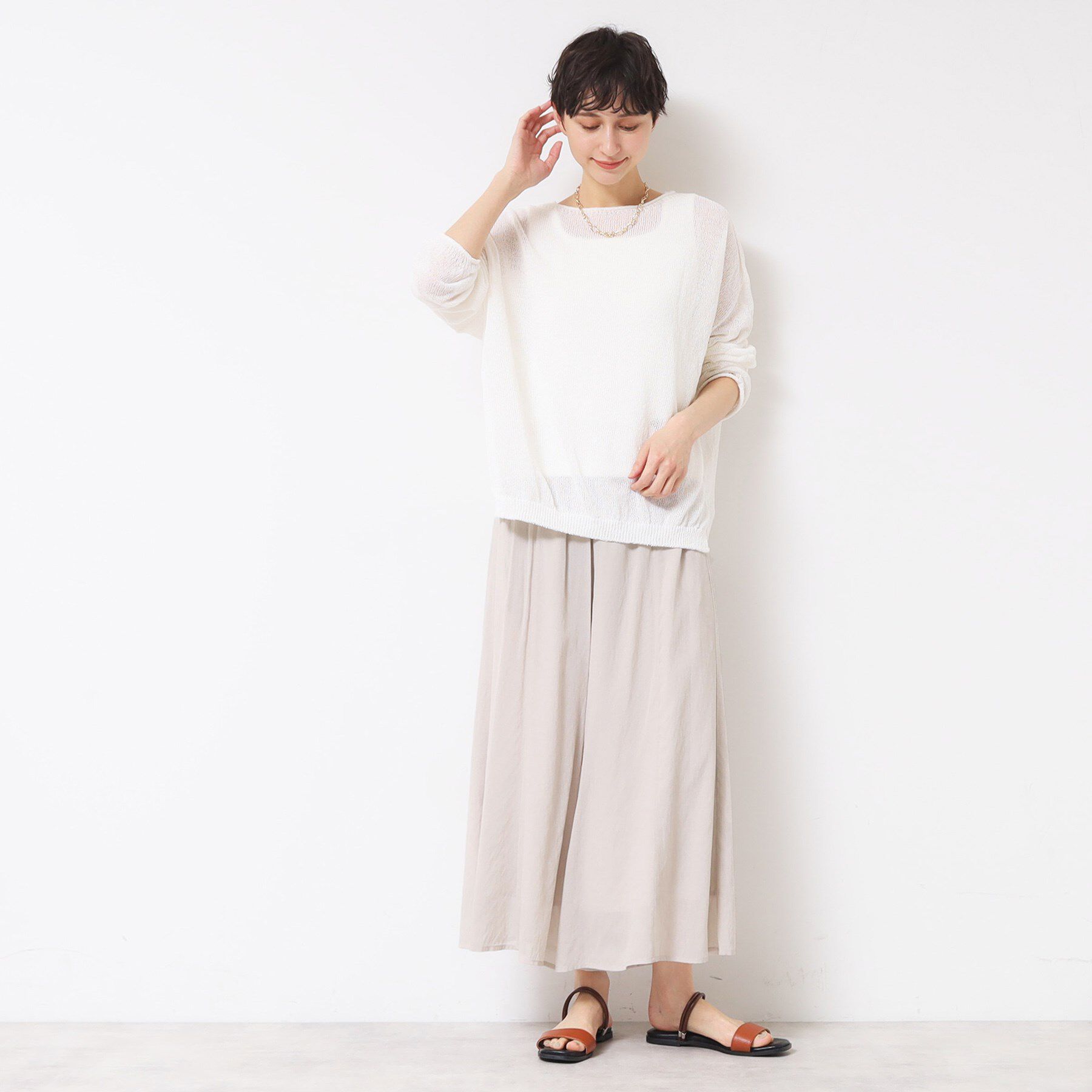 Dessin「【ウエストゴム・洗える】リラクシーパンツ」|その他|