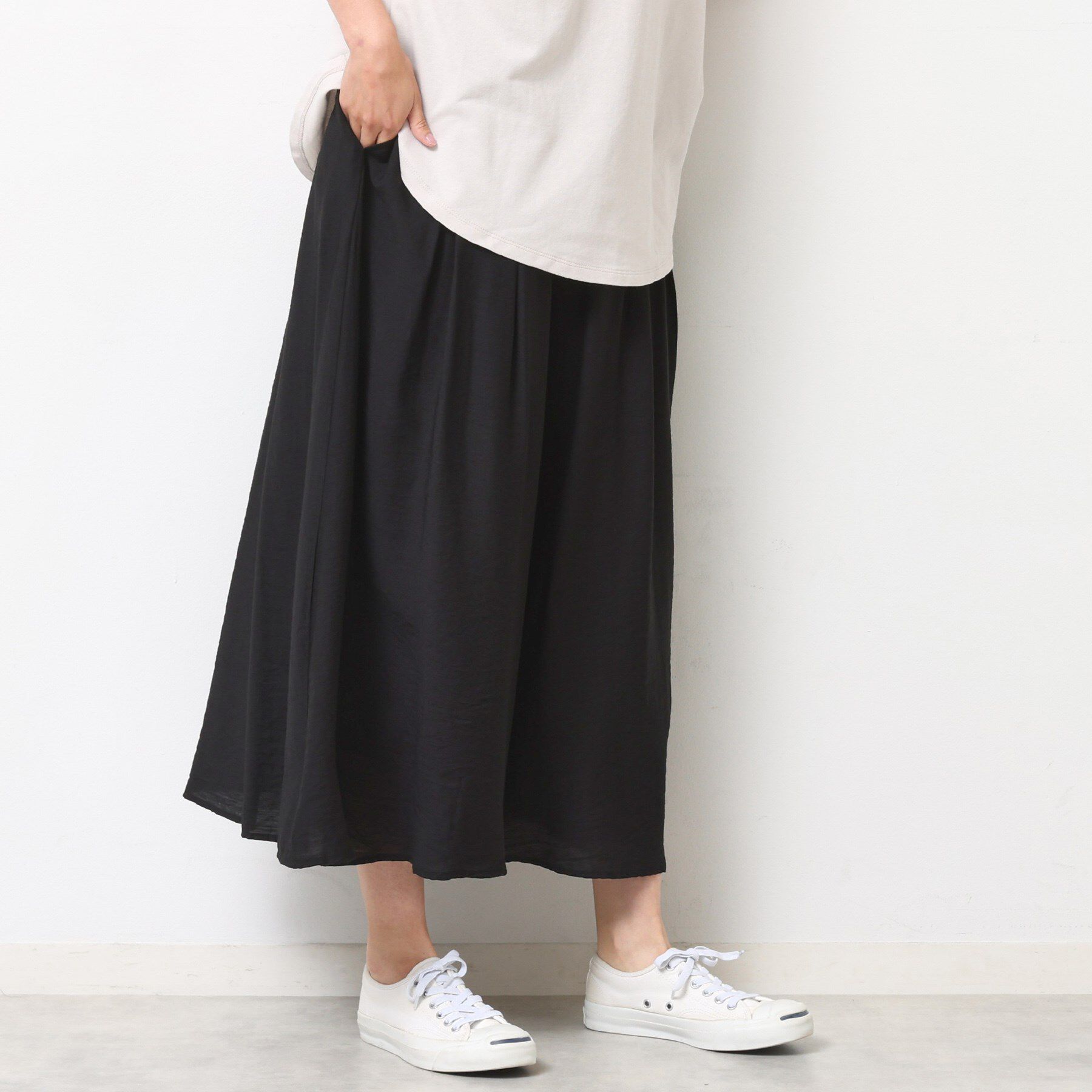 Dessin「【セットアップ可/ウエストゴム/洗える】ドレープワイドパンツ」|その他|