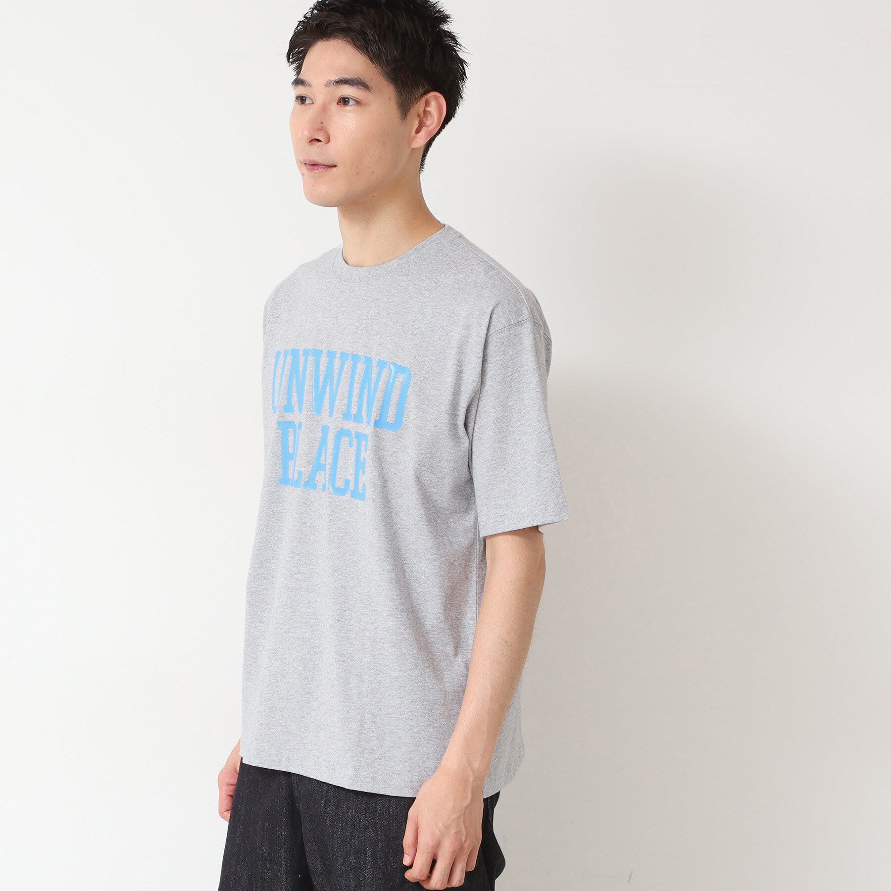 Dessin「【洗える】オーガニックコットン ロゴプリントTシャツ」|Tシャツ・カットソー|