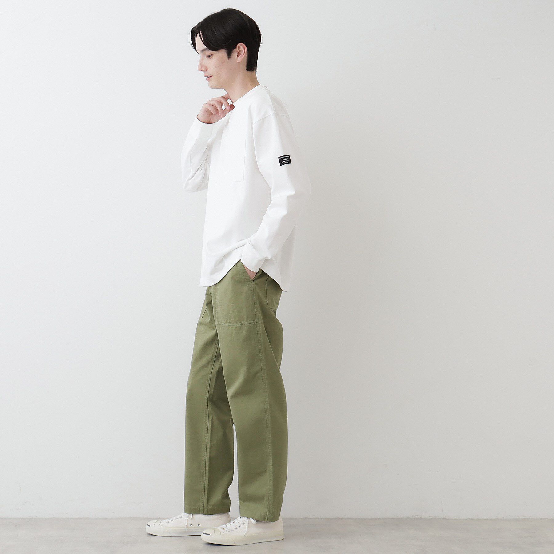 Dessin「【洗える】ヘビー天竺ロンT」|Tシャツ・カットソー|