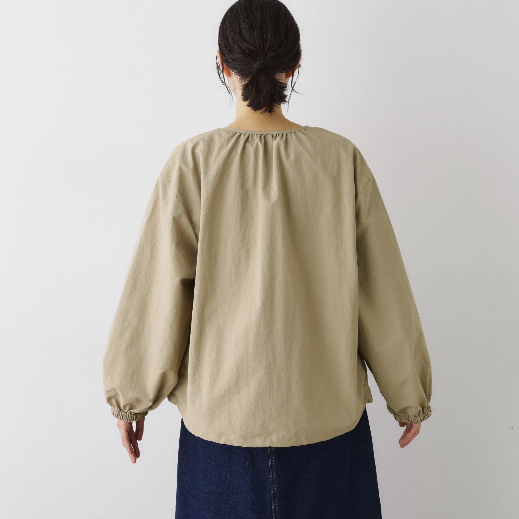 Dessin「【撥水・洗える】クルーネックブルゾン」|ブルゾン・スタジャン|