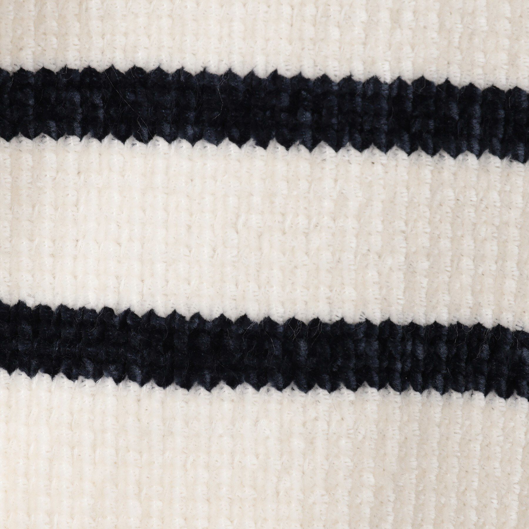 Dessin「【洗える】ハイネックベロアモールニット」|ニット・セーター|