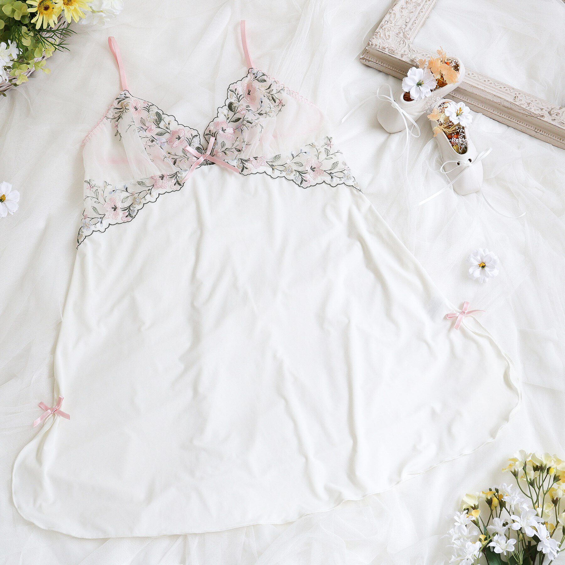 Risa Magli「シェンナ スリップ」|キャミソール|ピンク(071)