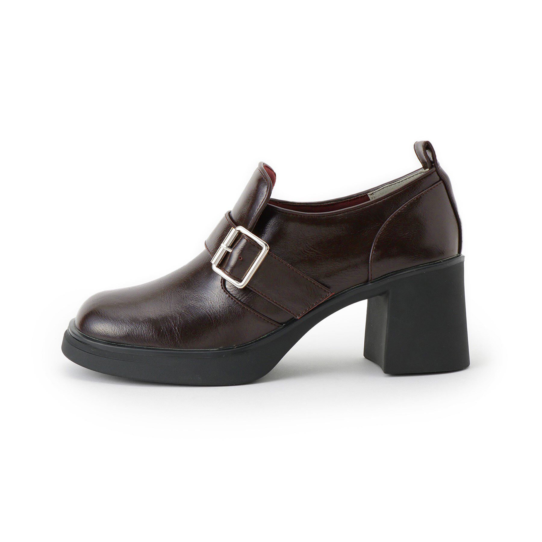 ESPERANZA「スクエアトゥベルトアンクルローファー」|パンプス|