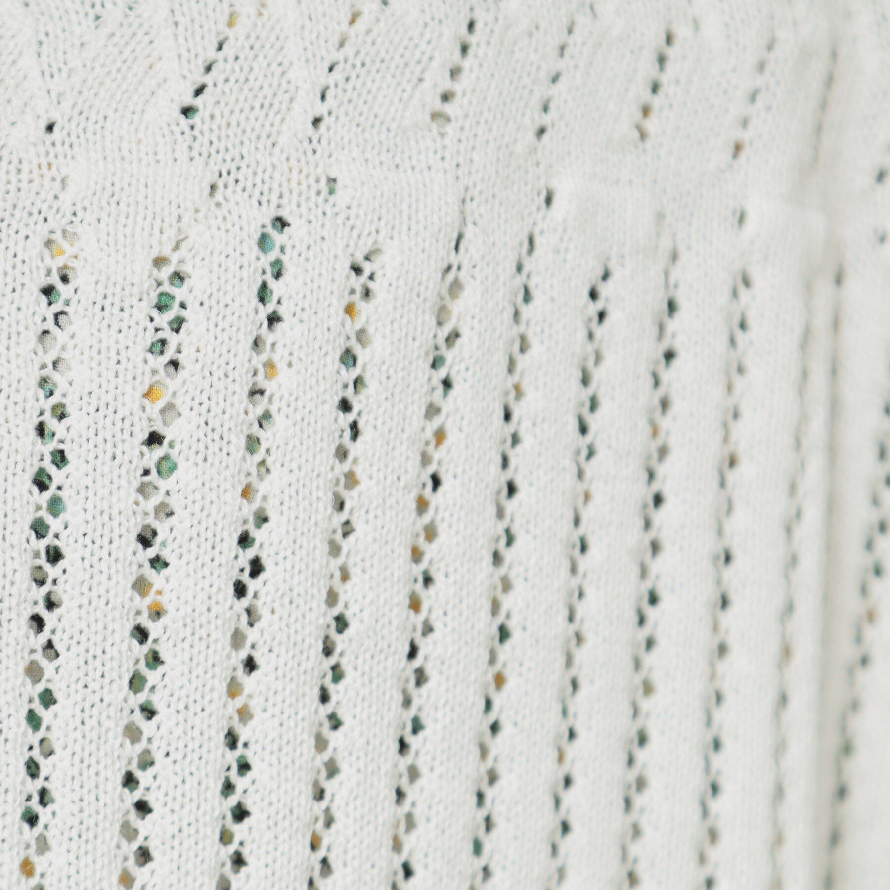 SunaUna「【透かし柄】スカラップカーディガン」|カーディガン|