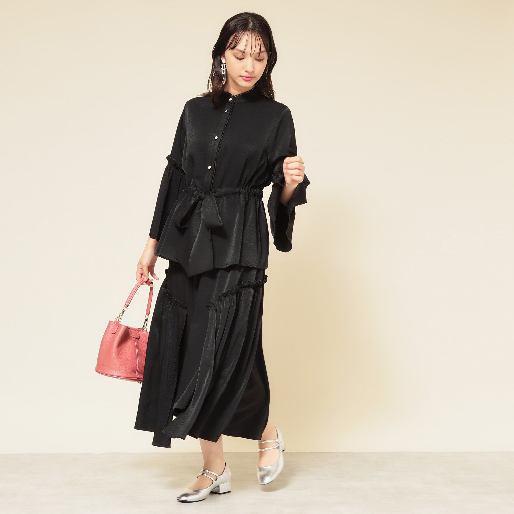 SunaUna「【COLLECTION LINE】アシメフレアスカート」|スカート|