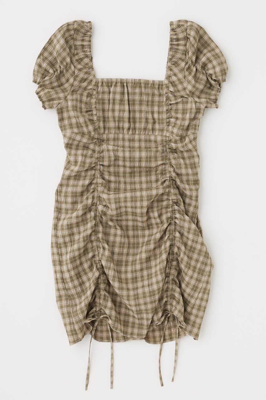 MOUSSY「GATHER RIBBON ミニドレス」|ワンピース|