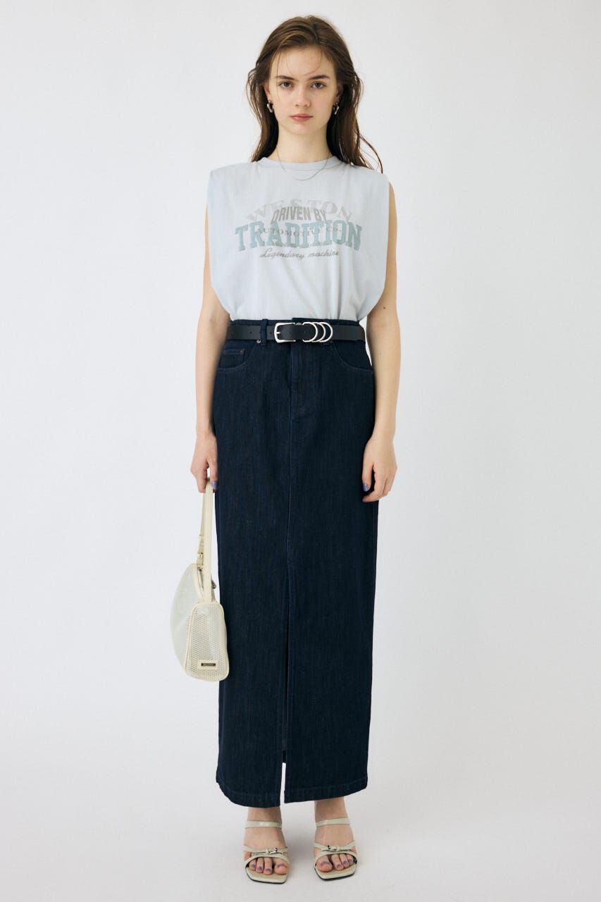 MOUSSY「DENIM MAXI PENCIL スカート」|スカート|