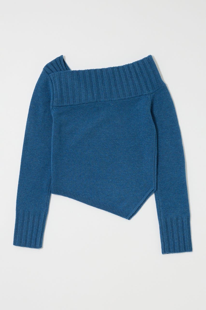 MOUSSY「ASYMMETRY トップス」|ニット・セーター|