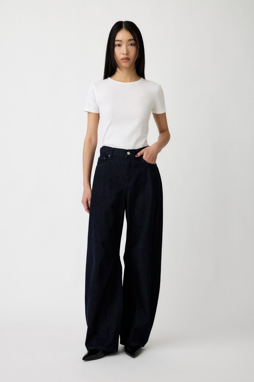 MOUSSY「HORSESHOE バギー」|デニム|