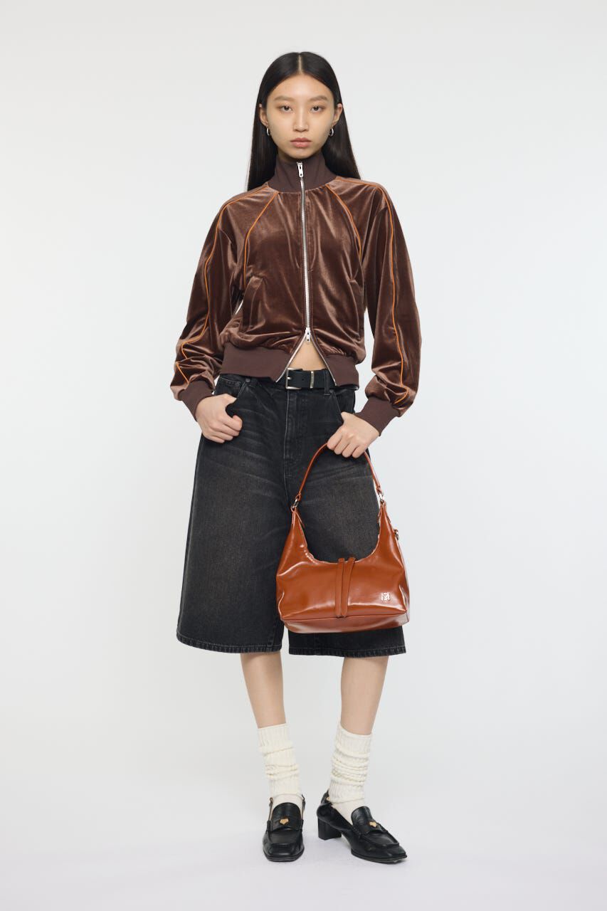MOUSSY「VELOUR TRACK トップス」|パーカー|