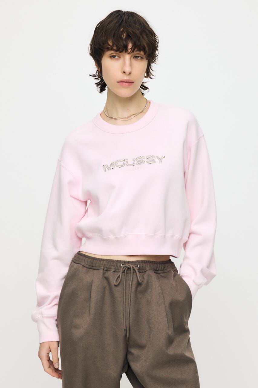 MOUSSY「LITTLE POPS LOGO プルオーバー」|パーカー|