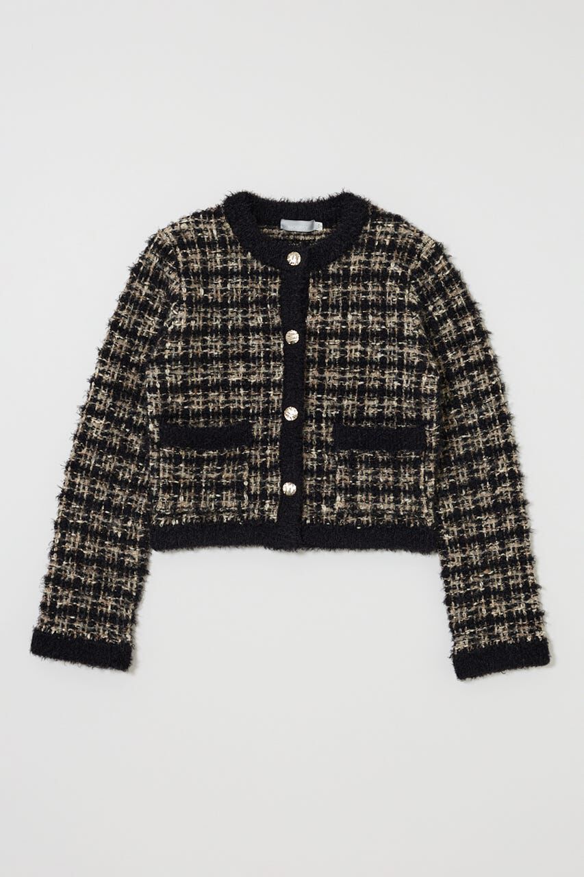MOUSSY「COMPACT KNIT TWEED ジャケット」|その他|