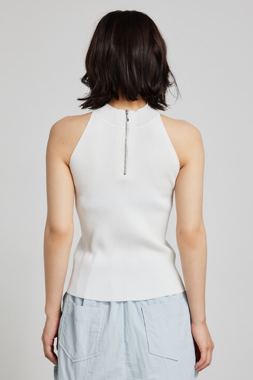 rienda「2WAYチェーンネックアメスリニットトップス」|タンクトップ|