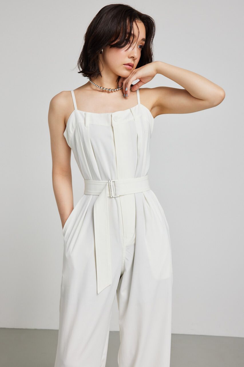 rienda「タックベアストレートロンパース」|その他|