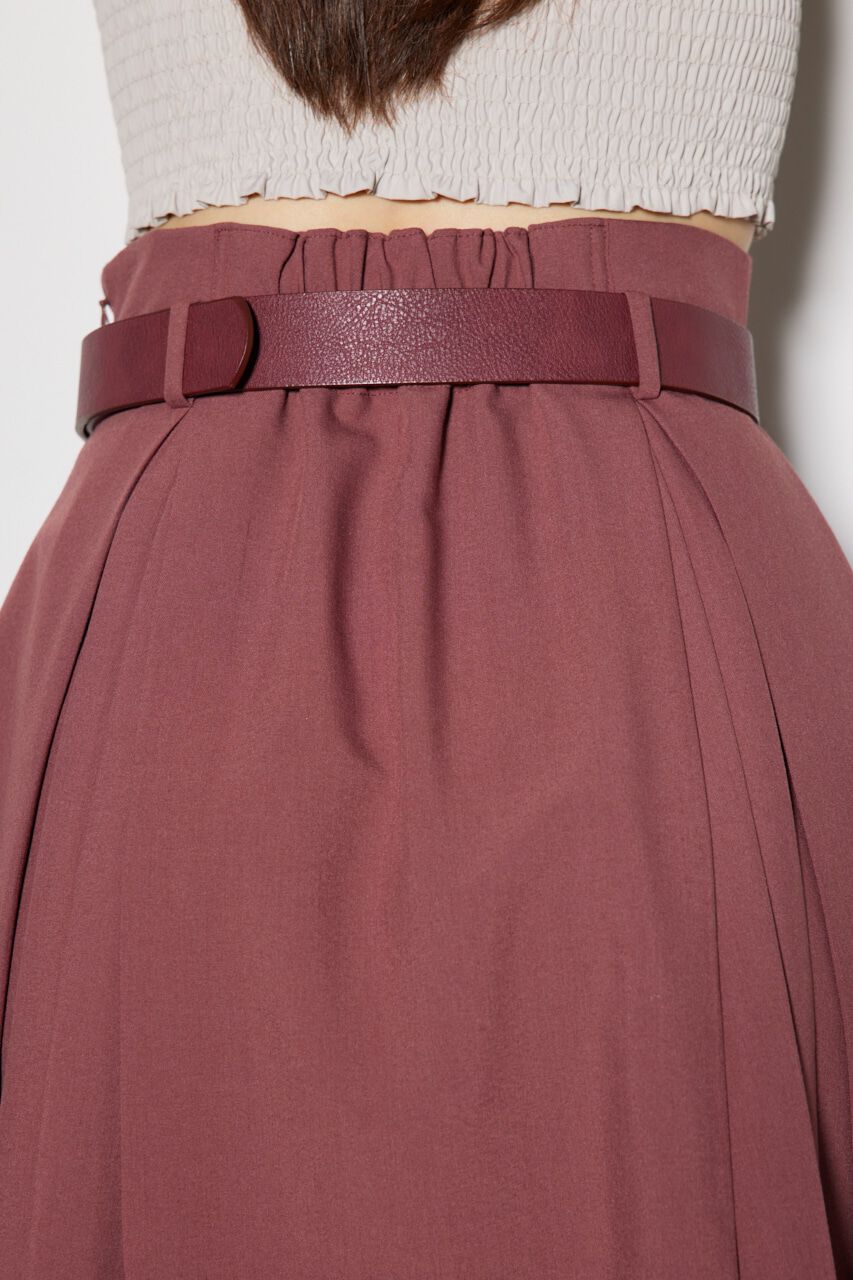 rienda「タックプリーツベルト付きスコショートパンツ」|その他|