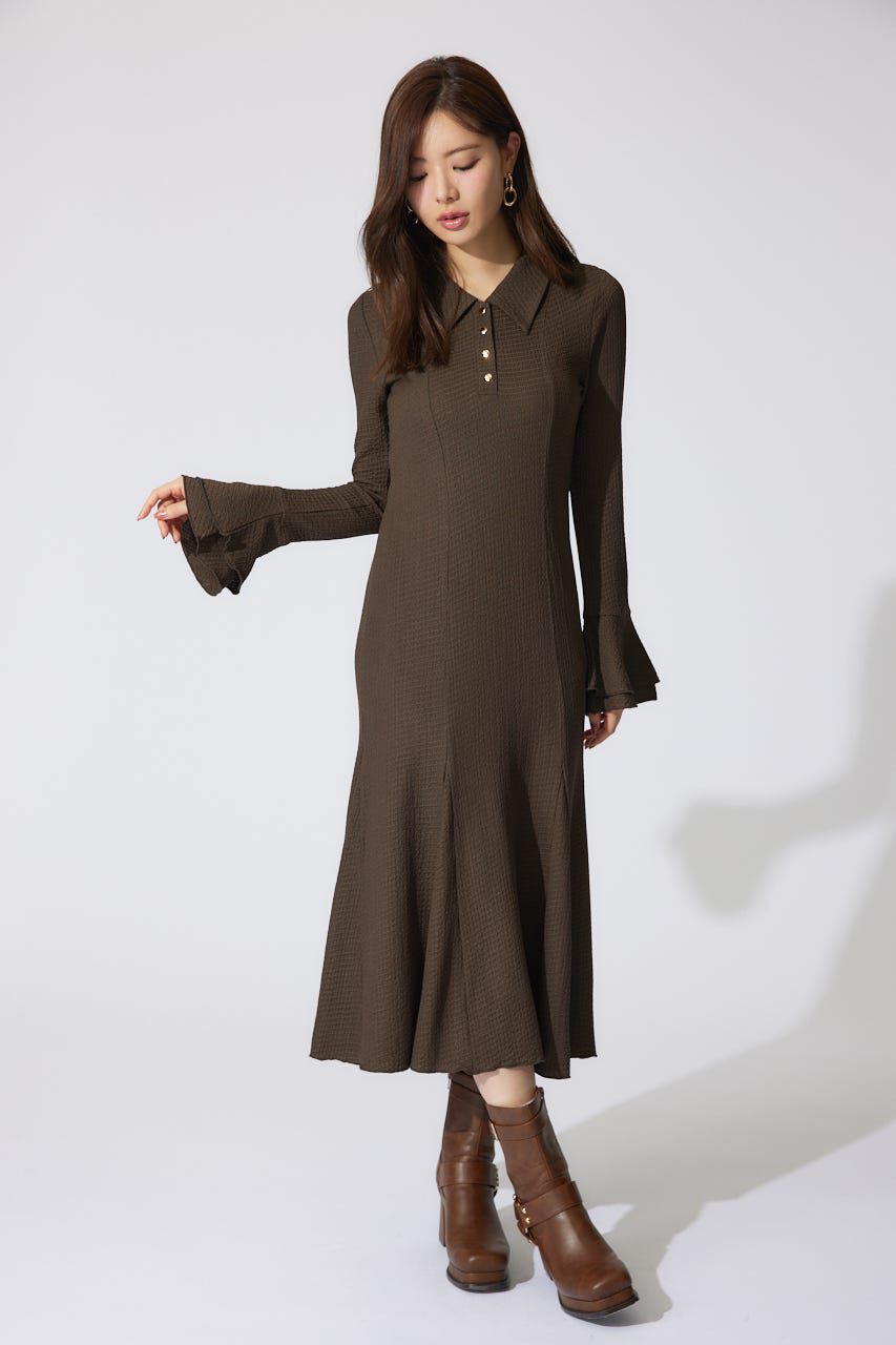 rienda「カットマーメイドワンピース」|ワンピース|