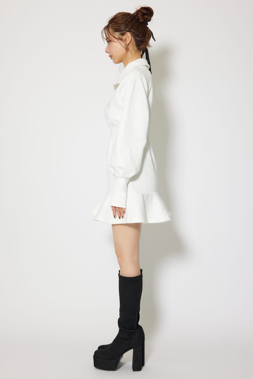 rienda「ティアードペプラムワンピース」|ワンピース|