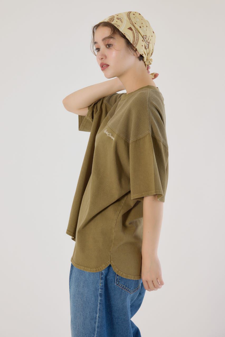 RODEO CROWNS「ワッフルコンビカットトップス」|Tシャツ・カットソー|