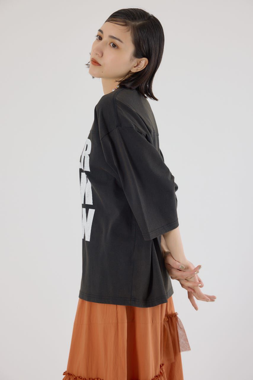 RODEO CROWNS「メッセージ5分袖Tシャツ」|Tシャツ・カットソー|