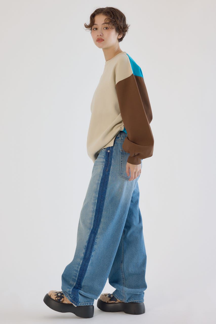 RODEO CROWNS「ワイド ルーズデニム」|デニム|