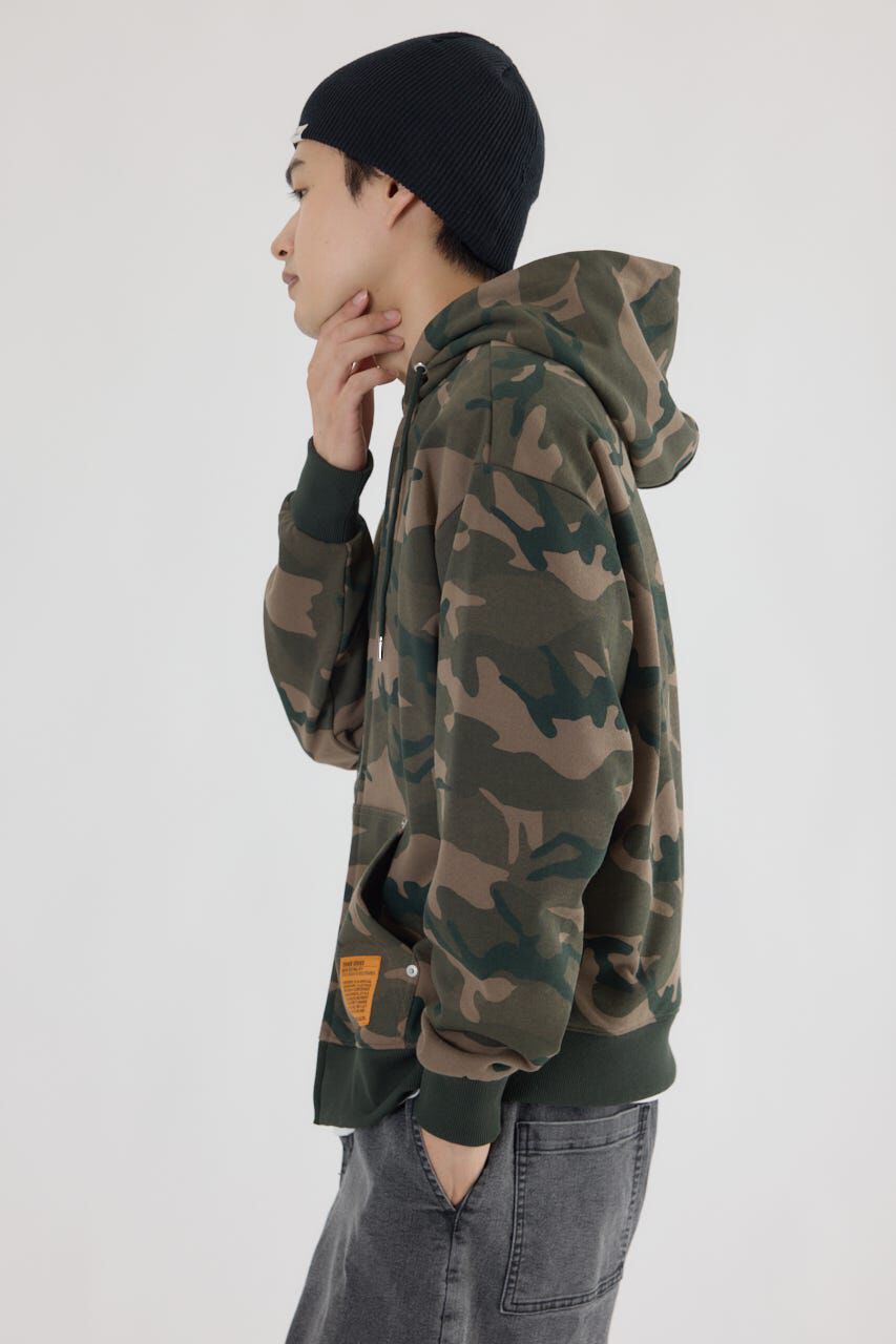 RODEO CROWNS「SHARE PATTERN Wジップ パーカー」|パーカー|