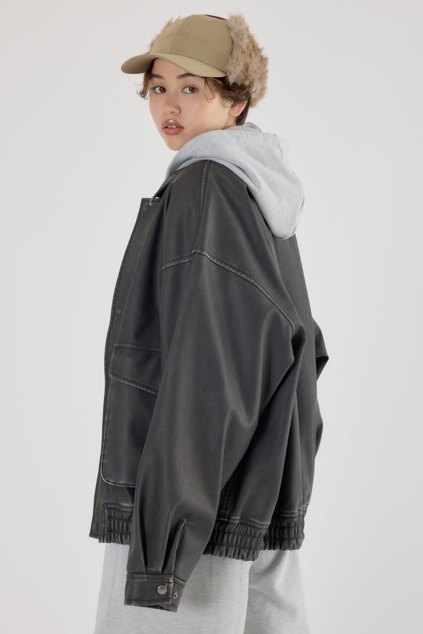 RODEO CROWNS「ヴィンテージフェイクレザーブルゾン」|その他|