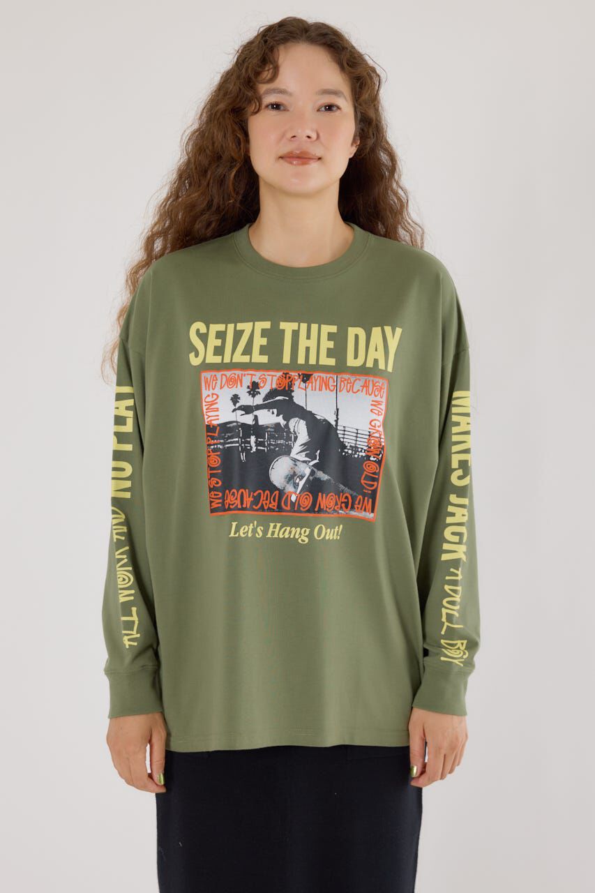 RODEO CROWNS「SEIZE THE DAY PHOTOロングTシャツ」|Tシャツ・カットソー|