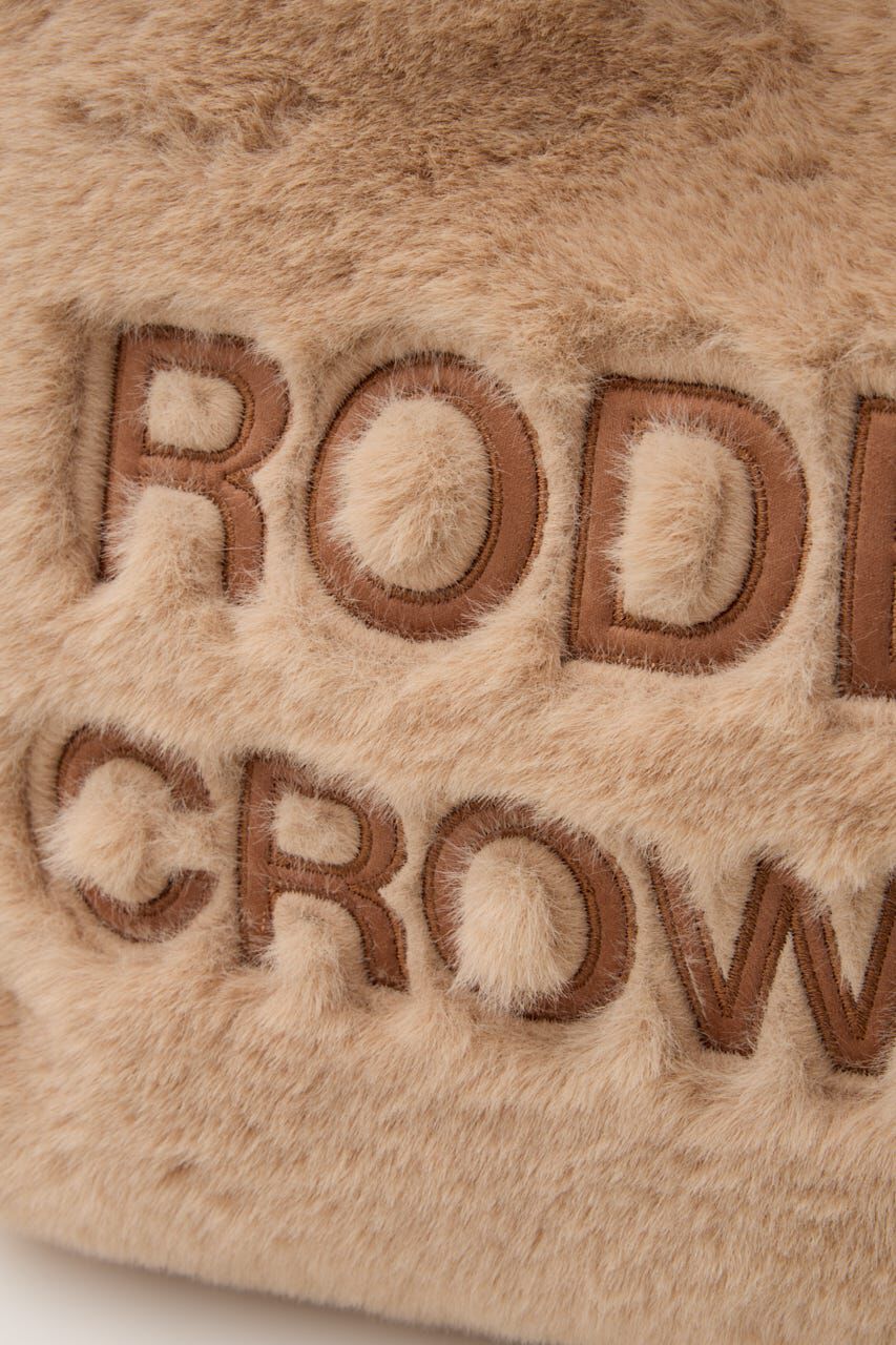 RODEO CROWNS「フェイクファーパッチロゴトート」|その他|