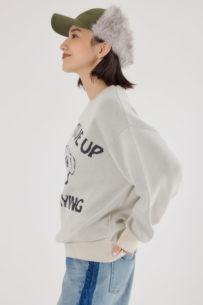 RODEO CROWNS「アニマルジャガードニットトップス」|ニット・セーター|