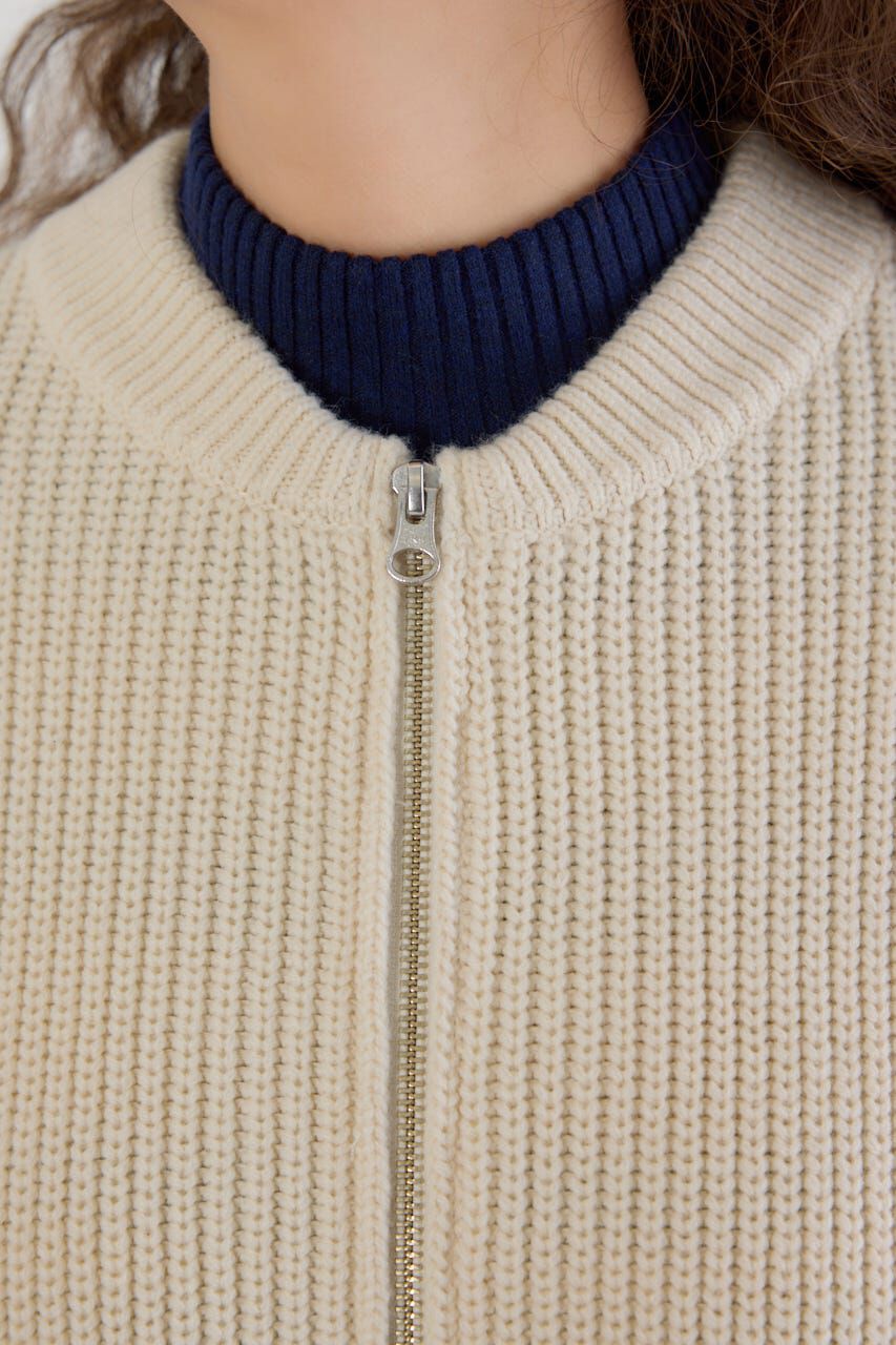 RODEO CROWNS「キルトドッキングニットブルゾン」|カーディガン|