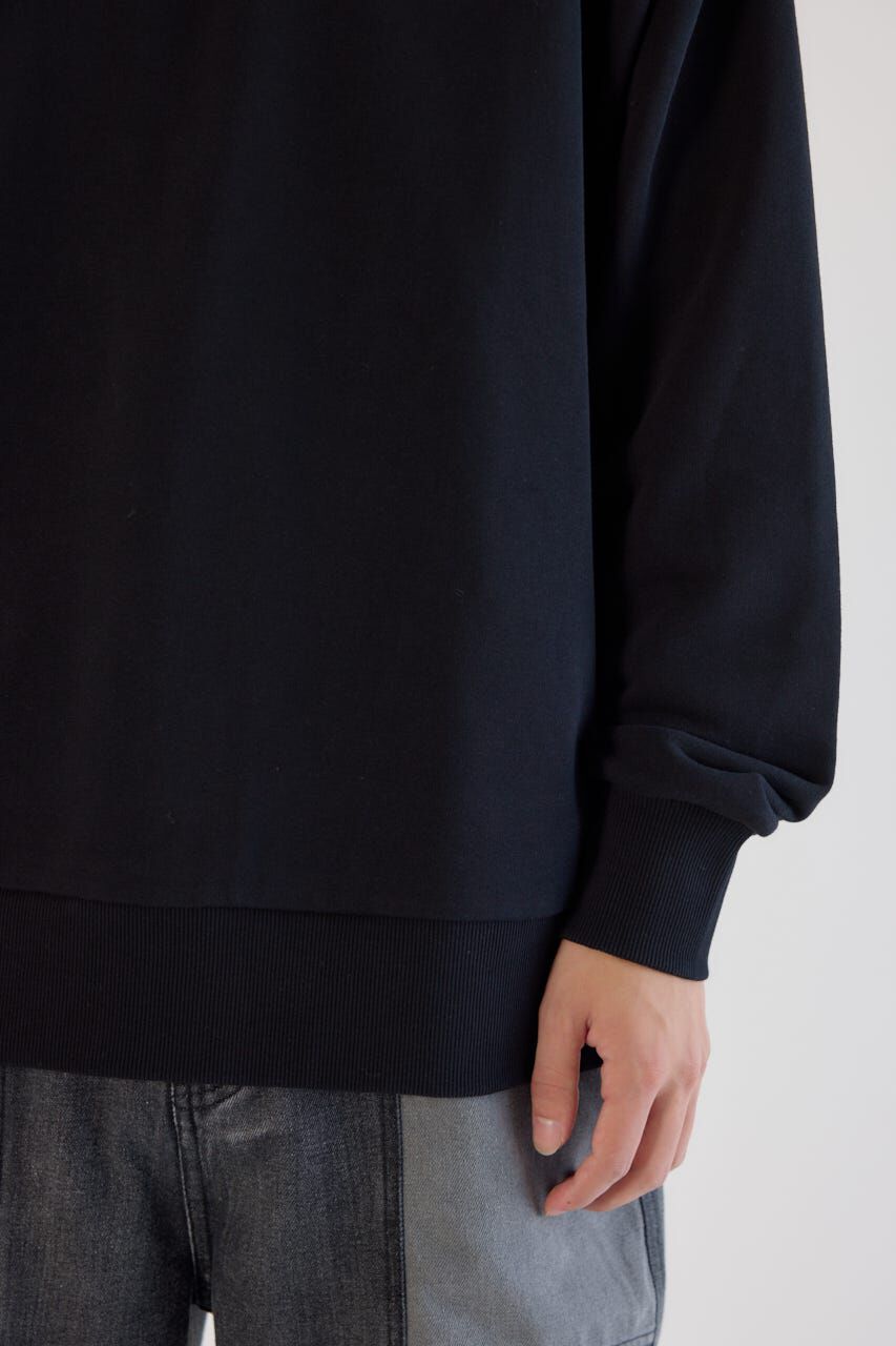 RODEO CROWNS「メンズフェイクレザーパッチスウェット」|パーカー|