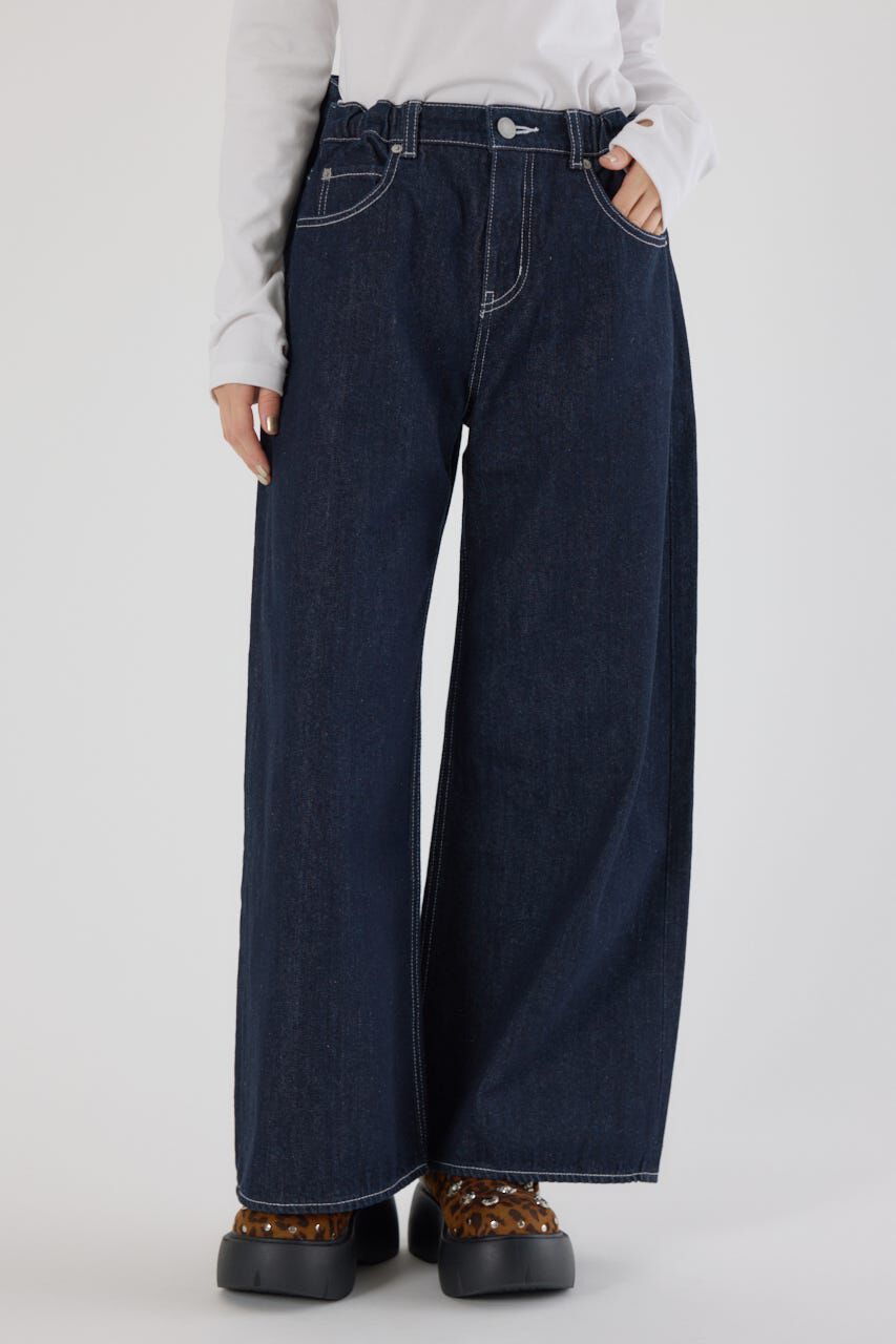 RODEO CROWNS「ビッグリボンデニムパンツ」|デニム|