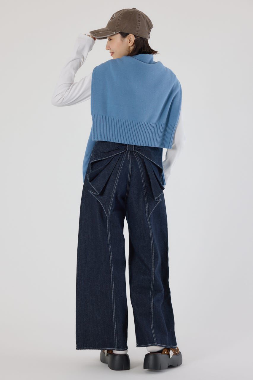 RODEO CROWNS「ビッグリボンデニムパンツ」|デニム|