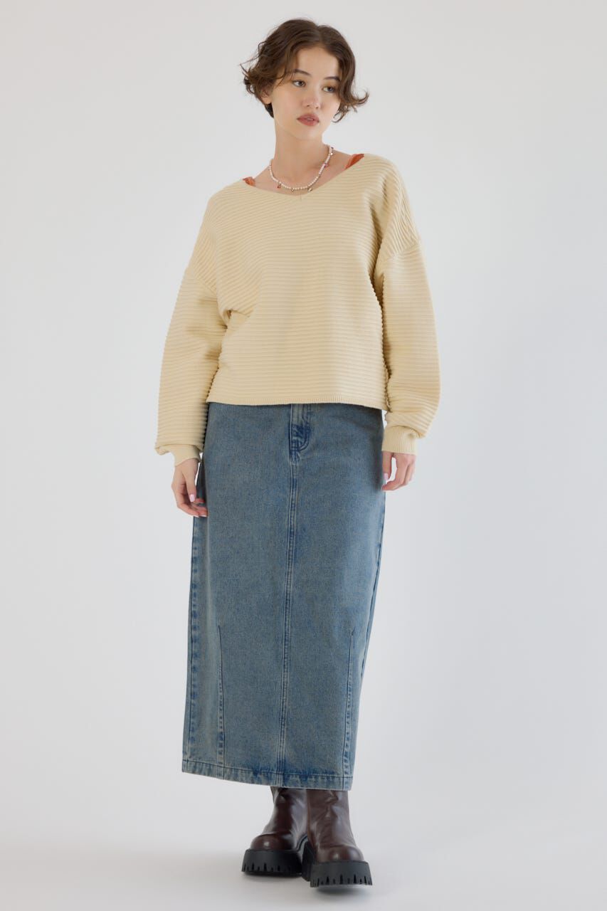 RODEO CROWNS「2WAYクロスニットトップス」|ニット・セーター|