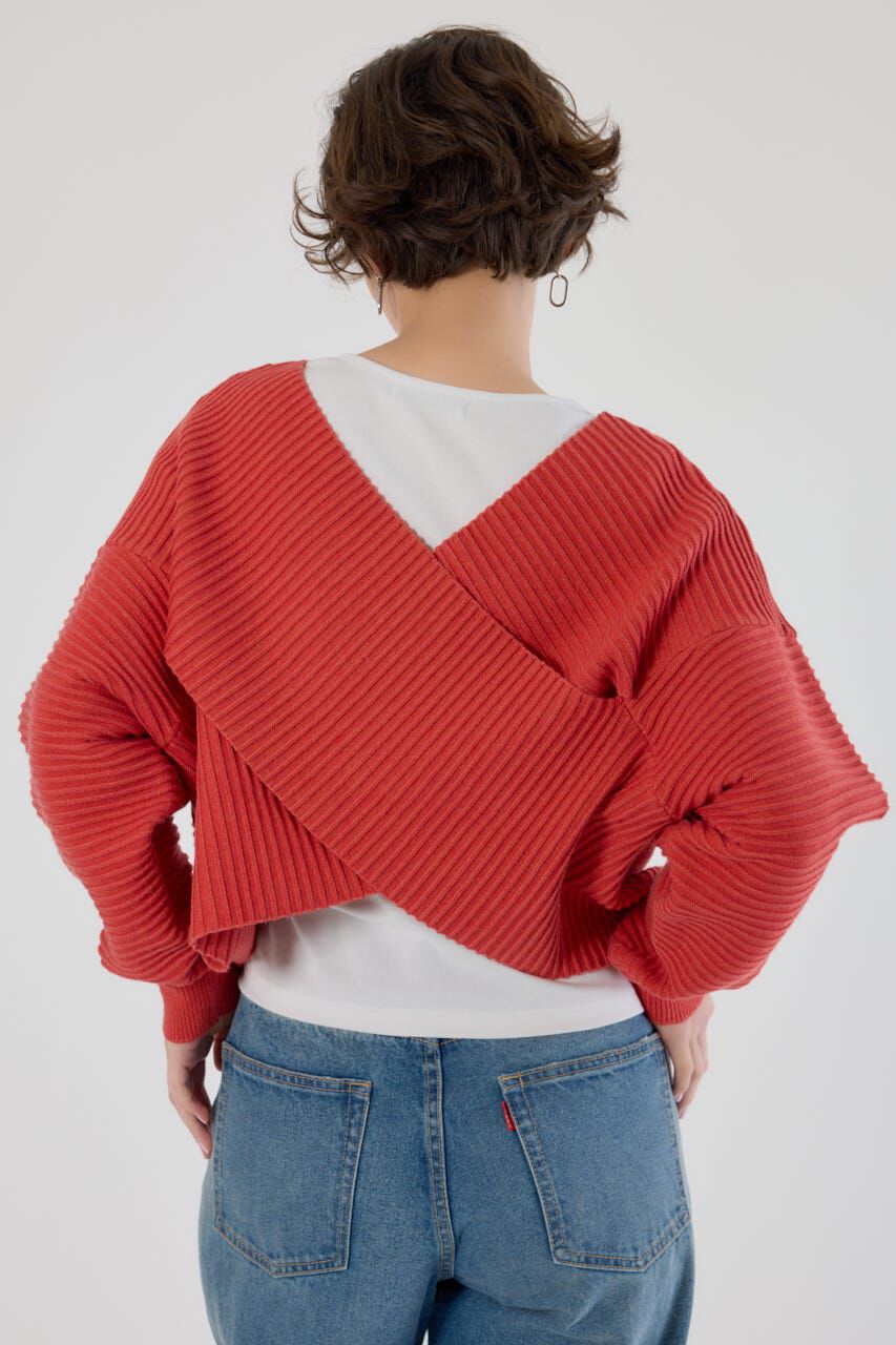 RODEO CROWNS「2WAYクロスニットトップス」|ニット・セーター|