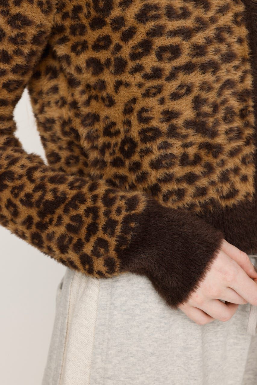 SLY「MINI SHAGGY V／N カーディガン」|カーディガン|